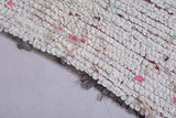 Vintage handmade moroccan berber rug 6.1 FT X 6.7 FT