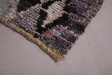 Moroccan berber boucheouite carpet 2.7 FT X 6.1 FT