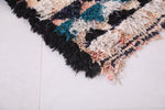 Colorful Handmade Runner Rug 2.1 FT X 6.4 FT