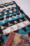 Colorful Handmade Runner Rug 2.1 FT X 6.4 FT