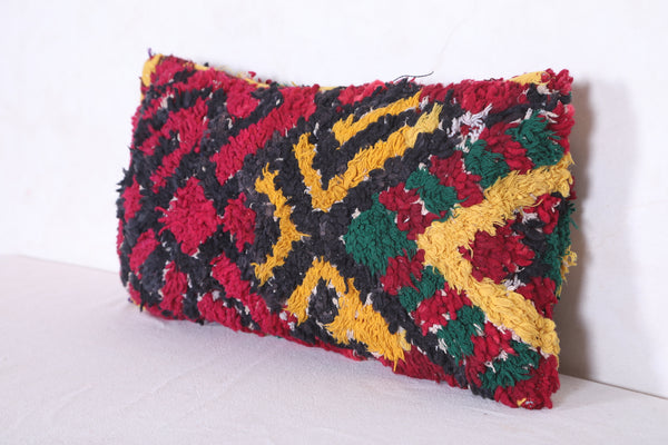 Moroccan handmade kilim pillow 10.6 INCHES X 20 INCHES
