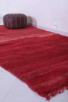 Vintage handmade moroccan berber rug 5.3 FT X 10 FT