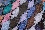 Colourful handmade moroccan berber rug 2.5 FT X 6.5 FT