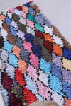 Colourful handmade moroccan berber rug 2.5 FT X 6.5 FT