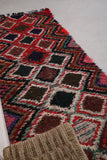 Runner boucherouite berber rug 3 FT X 7.3 FT
