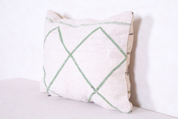 Moroccan handmade kilim pillow 14.1 INCHES X 17.7 INCHES