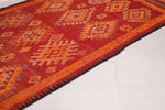 Runner handmade berber moroccan carpet 5.4 FT X 12.2 FT