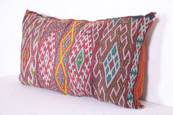Moroccan handmade kilim pillow 15.7 INCHES X 31.1 INCHES