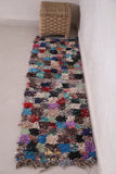 Boucherouite moroccan hallway rug 1.6 FT X 6.5 FT