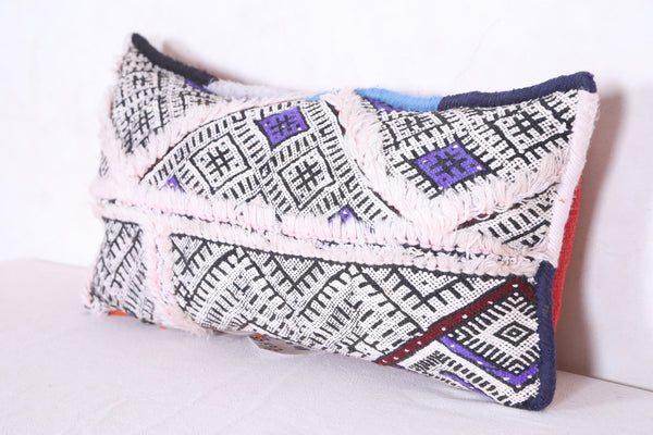 Moroccan handmade kilim pillow 10.2 INCHES X 21.6 INCHES