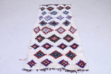 Vintage handmade moroccan berber rug 2.7 FT X 5.4 FT