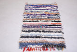 Boucherouite berber moroccan handmade rug - 2.6 FT X 5.6 FT