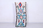 Vintage Moroccan Berber Runner Rug 2.2 x 5.9 ft | Handwoven Tribal Charm