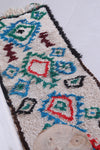 Vintage Moroccan Berber Runner Rug 2.2 x 5.9 ft | Handwoven Tribal Charm