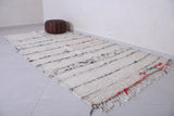 Vintage handmade moroccan berber rug 5.3 FT X 10.4 FT