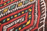 Moroccan berber handmade Kilim rug Pouf