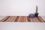Handmade berber Moroccan Azilal rug 4.4 FT X 10.9 FT