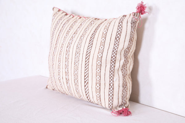 Moroccan handmade kilim pillow 15.3 INCHES X 18.5 INCHES