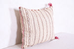 Moroccan handmade kilim pillow 15.3 INCHES X 18.5 INCHES