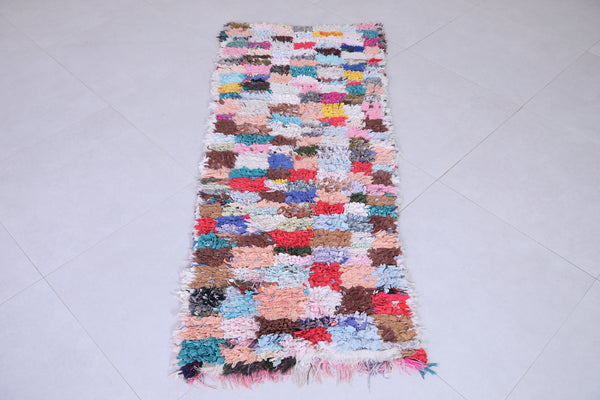 Colorful Moroccan Runner Rug – 2.3 x 5.7 FT | Vibrant Patchwork Design
