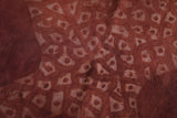 Vintage brown handwoven berber fabric 3.2 FT X 3.8 FT