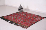 Handwoven vintage kilim 5.3 FT X 4.4 FT