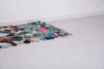 Moroccan Boucherouite small runner carpet 3.1 FT X 6.8 FT