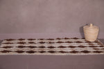 Handmade berber moroccan rug 3.1 FT X 6.3 FT