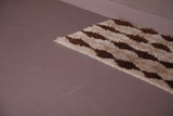 Handmade berber moroccan rug 3.1 FT X 6.3 FT