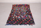 Colorful berber runner Moroccan rug , 3.3 FT X 6.3 FT