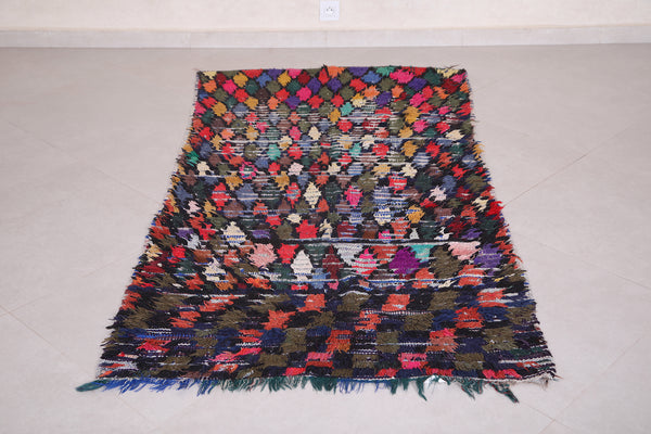 Colorful Berber Runner Moroccan Rug - 3.3 FT X 6.3 FT