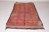 Old runner Moroccan berber rug ,3.7 FT X 8.2 FT