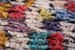 Colorful berber handmade Moroccan rug - 2.6 FT X 6.2 FT