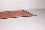 Old runner Moroccan berber rug ,3.7 FT X 8.2 FT