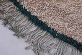 Vintage handmade moroccan berber runner rug 2.4 FT X 5.5 FT