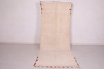 Vintage berber moroccan handwoven kilim 3.9 FT X 10.8 FT