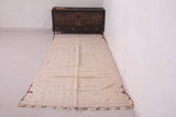 Vintage berber moroccan handwoven kilim 3.9 FT X 10.8 FT