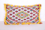 Moroccan handmade kilim pillow 11 INCHES X 18.1 INCHES