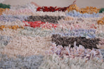 Boucherouite Handmade moroccan rug 2.6 FT X 6.4 FT