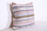 Moroccan handmade kilim pillow 16.9 INCHES X 18.8 INCHES