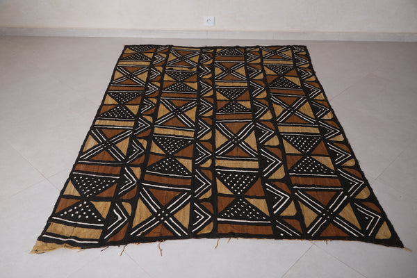 Handwoven kilim 5 FT x 7 FT – Traditional Moroccan wool rug with elegant design