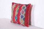 Moroccan handmade kilim pillow 13.7 INCHES X 14.5 INCHES