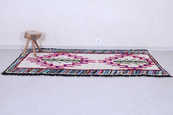 Moroccan rug - Handwoven 3.3 x 7.2 ft | Artistic boho style