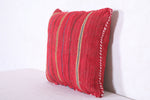 Moroccan handmade kilim pillow 13.7 INCHES X 14.5 INCHES