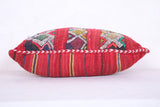 Moroccan handmade kilim pillow 13.7 INCHES X 14.5 INCHES