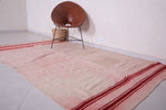 Beautiful flatwoven berber moroccan rug - 5.2 FT X 8.4 FT
