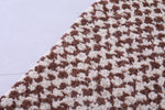 Moroccan handmade berber checkered rug 4.6 FT X 6.5 FT