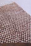 Moroccan handmade berber checkered rug 4.6 FT X 6.5 FT