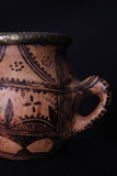 Antique moroccan clay water pot 5.5 INCHES X 5.5 INCHES