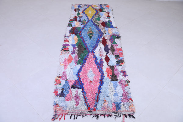 Moroccan runner rug – Vibrant handwoven 2.9 x 8.8 FT